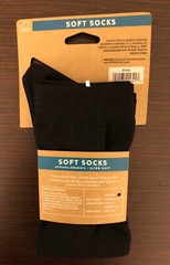Lewis N Clark BeWell Unisex Flight Travel Compression Socks, Black, Small B768S