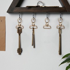 Keychain Swivel Hook, (1-1/4 inch, Bronze) 2pcs, for Metal Swivel