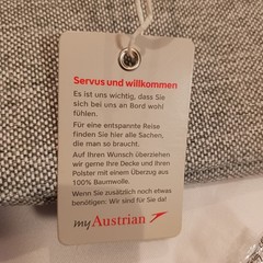 Austrian Airline Amenity Kit 10 items Swag Bag Travel Packable Vacation