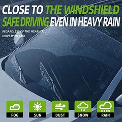 OEM QUALITY 17&Prime; + 17&Prime; Premium All-Season Windshield Wiper Blades (Set of 2)