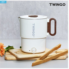 Camping & Travel multi Pot 900ML Compact Foldable Kettle 110V & 220V(color DM)