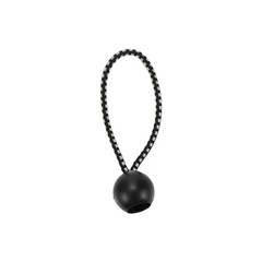 Dahszhi 20 Pcs 3 Inch Tarp Bungee Balls,Ball 8cm (black and white), Black