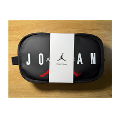 Jordan Travel Bag Black with Red Logo