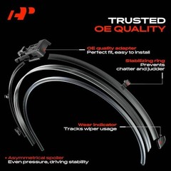 26&Prime; + 24&Prime; Windshield Wiper Blades Compatible with Mercedes-Benz Sprinter 3500