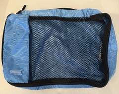 Amazon Basics Medium Packing Cube Set Travel Organizer 4 Piece Set Sky Blue