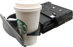 in Dash Cup Holder Insert w/Ashtray Gray Compatible with Ford 1999-2004,