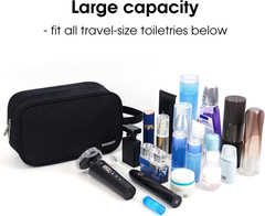 Narwey Travel Toiletry Bag for Women Traveling Dopp Kit Men Travel Bag
