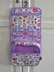 NEW BT21 MININI Hanging Toiletry Bag Travel Organizer Folding
