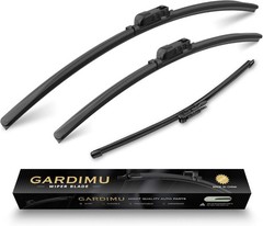 Front And Rear Windshield Wiper Blades Set For Porsche Macan Streak Free Repair