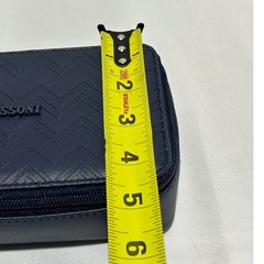 Missoni Amenity Kit Delta Air Lines Navy Blue Toiletry Bag Designer Grooming Kit