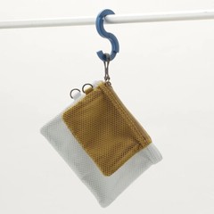 MUJI Travel S-shaped hook Bag hanger capacity 2kg 50 ×90mm Blue pouches