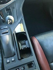 Cup Holder Insert for Lexus RX350 RX 350 F Sport 350 F Black