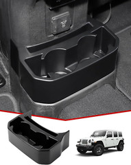 Backseat Cup Holder Floor Console Mounted Drink Holder Rear Storage Organizer wi