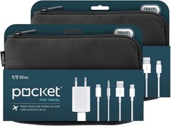 Pocket Travel Lightweight Organizer Case with Zipper for Charger, Cable, Powe…