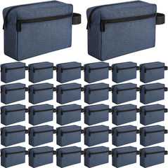 32 Pcs Travel Toiletry Bag for Men Large Water Resistant Travel Shaving Pouch Ha