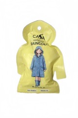 Disposable Raincoat for Adults–Lightweight Waterproof PE Poncho–Travel & Outdoor