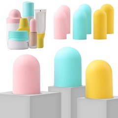 9 Pack Silicone Bottle Covers for Traveling, Airplane Travel colorful