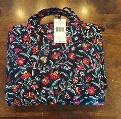 Vera Bradley Hanging Travel Organizer Perennials Noir