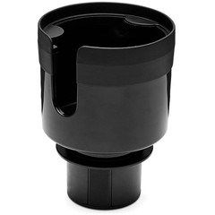 Amazon Basics Car Cup Holder Expander with Adjustable 3.4 to 3.8 in, black