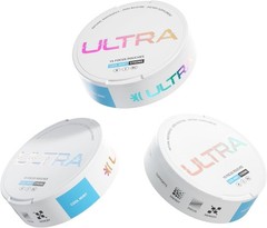 Ultra Focus Nootropic Pouches (Cool Mint, 3 Cans) Nicotine-Free, Caffeine-Free