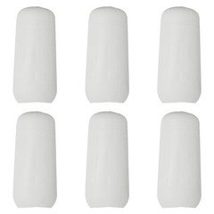 6Pcs Silicone Bottle Covers for Travel Essentials White