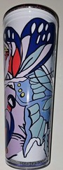 Vera Bradley Insulated Tumbler 24 oz Flutter Cool Butterfly Design No Straw