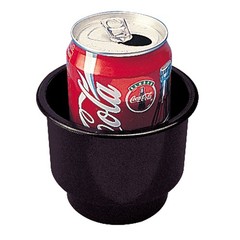 Sea-Dog 588060 Flush Mount Combo Drink Holder with 1 Count (Pack of 1), Black