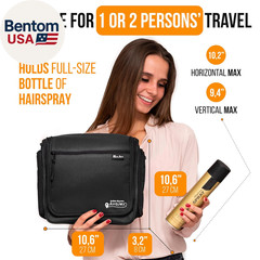 Travel Toiletry Bag for Men and Women – (10.6”X10.6”X3.2”) Large Hanging Toiletr