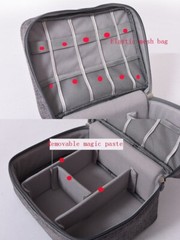 Electronics Organizer Travel Carry Case for Ipad Mini Cable Charger iphone Cell