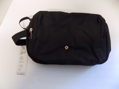 Samsonite Top Zip Deluxe Travel Kit Bag, Black NWT