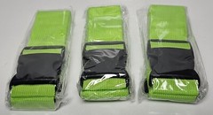 3 Pack Luggage Straps for Suitcases Heavy Duty Adjustable Length 46-78 inch New