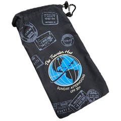 Sunday Afternoons Traveler Hat Pouch Unisex Black Mesh Storage Bag Gorp Granola