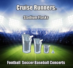 Cruise Flask Kit Runners Rum Smuggle Sneak Alcohol Liquor Booze Bags Plastic