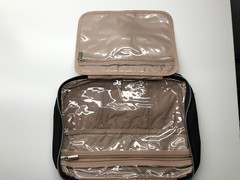 Nishel Toiletry Bag Travel Case Shower Black Womens Hanging Portable Organizer