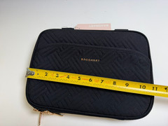 BAGSMART The Space Saver Toiletry Bag in Bonchemin Black, Travel Organizer NWT