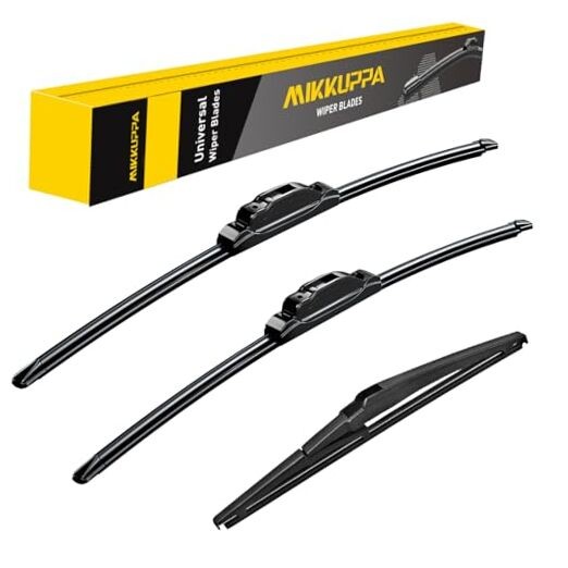 24&Prime;+20&Prime;+11&Prime; Windshield Wiper Blades Replacement for 2015-2019 Kia Soul EV,