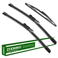 Ford Focus 2012-2018 Wiper Blades Set of 3 OEM 28&Prime;/28&Prime;/12&Prime; Pinch Tab