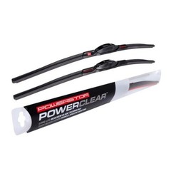 PowerClear by – Front 15&Prime; + 15&Prime; Windshield Wiper Blade Set, J-Hook Type For