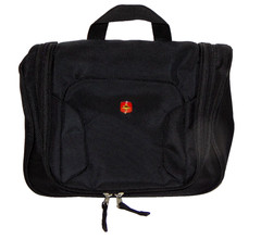 SwissGear Wenger 1092 Hanging Toiletry Kit Dopp Bag Black Travel Organizer Hook