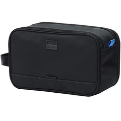 Travel Toiletry Bag for Men – Dual Compartment Dopp Kit, Water-Resistant, Medium