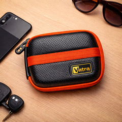 Vatra Hard Shell Carrying Case Small Travel Storage Case w/ Belt Clip