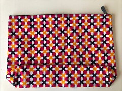 Thirty-one Zipper Pouch Tropical Twist, Makeup, Cosmetic Travel, Art Organizer