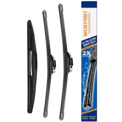 20 20&Prime; 12&Prime; Windshield Wipers for Honda Element & Nissan Cube Set of 3&Prime;