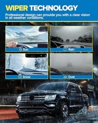 19&Prime; 18&Prime; Windshield Wiper Blades Replacement for 2013-2015 Cooper 2doors 2013