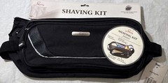 Skyway Travel Toiletry Bag Black Organizer Zip Shaving Kit Pockets New