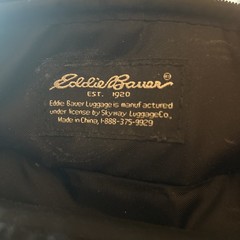 Eddie Bauer Black Hanging Travel/Toiletry Bag Mesh/Waterproof Pockets Clean