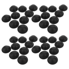 50Pcs Durable Plastic Luggage Feet Pads Black for Suitcase Protective Stand