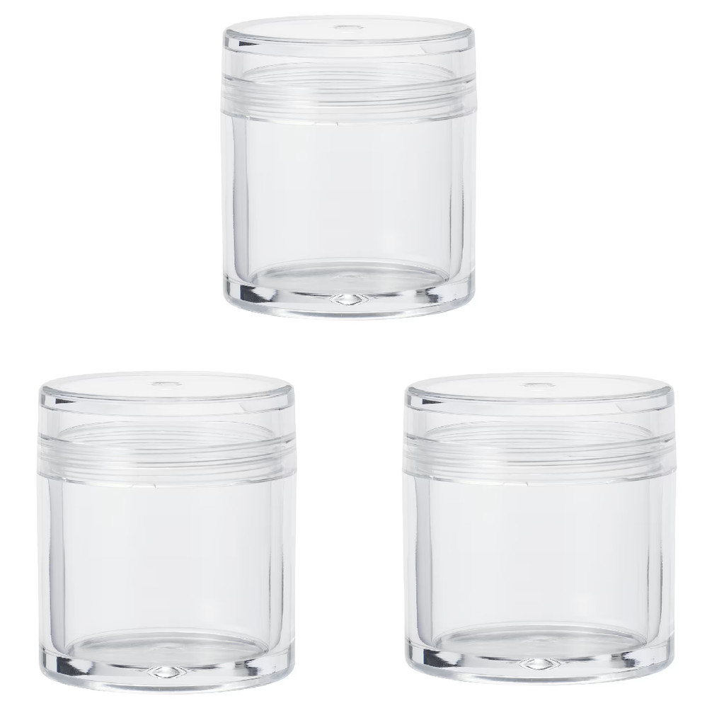 MUJI Acrylic Stacking Case Subdivided Case Size L 3.5 x 4.3cm (×3 set )