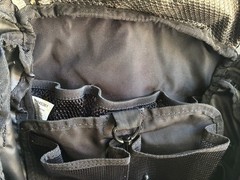 LL Bean Toiletry Bag Hanging Organizer Black Med Shower Caddy Zip Compartments