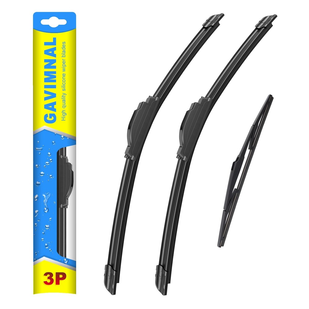 Silicone Wiper Blades Set for Toyota Sienna 20112020 28&Prime;, 20&Prime;, 16&Prime; Sizes